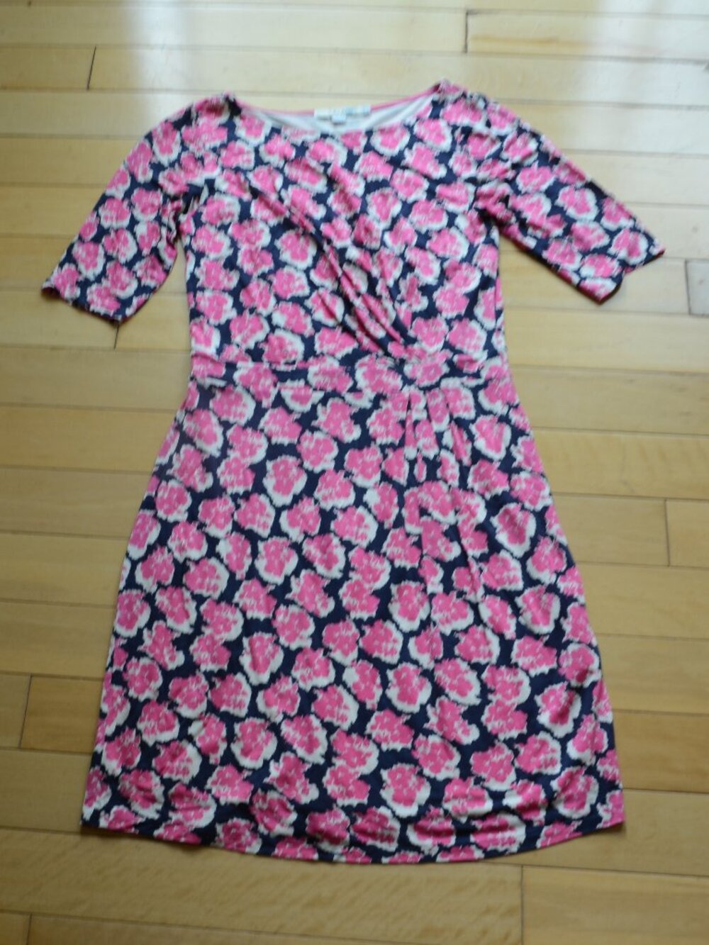 Boden Annie Floral Tencel Knee Length Sheath Dress US 6P
